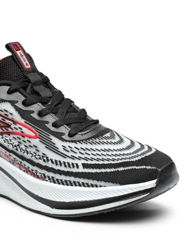 Image of Action | Athleo | BULLET-405 | Men's | Lace-Up | Running | Shoes | Stylish | Lightweight | Comfortable | Trendy | Sports | Shoes