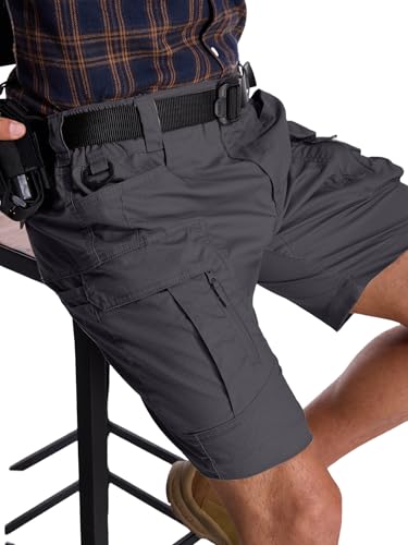 Mens Hiking Cargo Shorts, Quick Dry Tactical Shorts for Fishing Safari, Lightweight Waterproof Short(No Belt)2