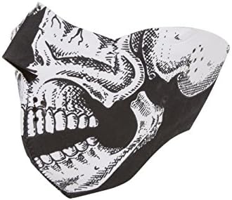 SkulSkinz Neoprene Half Face Mask - Skull 5878