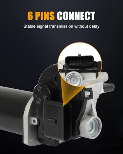 Image of ROADFAR Front Windshield Wiper Motor Fit for Ford for F-150 1987-1994 | Fit For F-250 1987-1994|For F-350 1987-1994|For Tempo 1986-1994|For Mercury For Topaz 1986-1994|OE 601-201|F9PZ17508AA|6 Pins