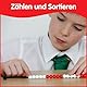 edxeducation Schüler Perlenschnur - 10er Set - 20 Perlen pro Schnur in zwei Farben - Zählperlen für Skip Counting, Mathe im Klassenzimmer