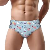 Diseño: con patrones bonitos y divertidos, estos calzoncillos para hombre están diseñados para estilo y funcionalidad. La cintura elástica garantiza que permanezcan en su lugar sin ser demasiado apretados, y los diseños vibrantes añaden un toque de diversión a tu colección de ropa interior