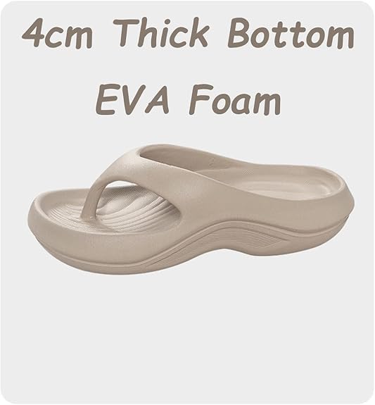 GDSAFS Pillow Arch Support Flip Flops, 2025 New Non-Slip Soft Comfortable Walking Platform Sandals, Orthopedic Beach Slippers4