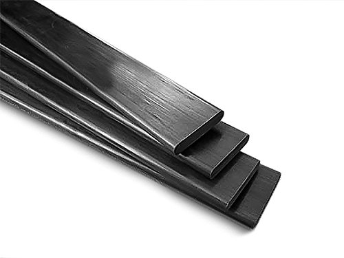 20pcs/lot Solid Carbon Fiber Sheet Carbon Plate 1.0mm (Thickness) x 5mm (Width) x 500mm (Length) for RC Plane DIY Tool Quadcopter Arm for Reinforcement (LS-TC-20-015)