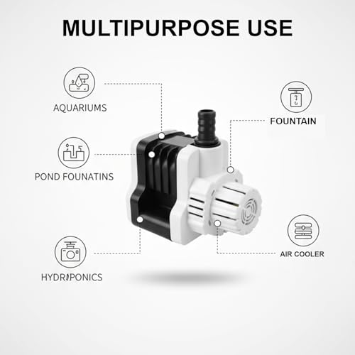 Image of Depron 18 Watt Submersible Water Pump - 6 Feet Water Lifting, Cooler Pump for Desert Air Cooler, Aquarium, Fountains, Ponds (18 Watt Hector)