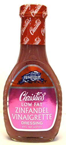 Christie's Low Fat Zinfandel Vinaigrette Dressing (Pack of 3) 8 oz Bottles
