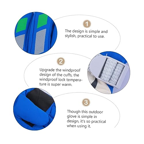 GALPADA 1 Par De Luvas De Tecido Para Uso Externo Infantil