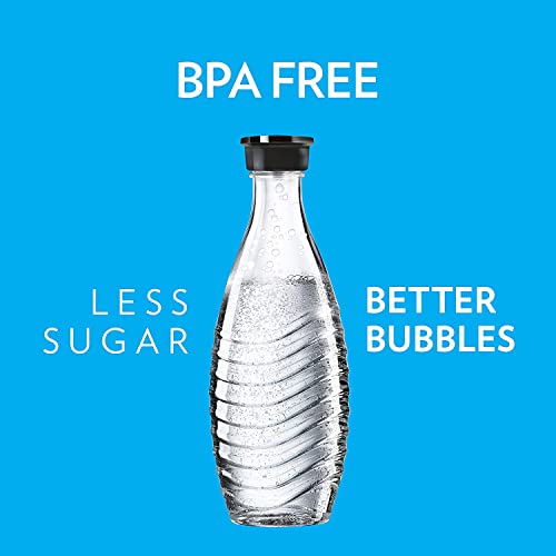 SodaStream 0,615L Glaskaraffe spülmaschinenfest mit fest schließendem Deckel für Wassersprudler wie Crystal oder Penguin… - Image 4