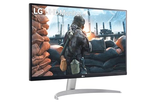 Image of LG 27UP600K-W 27 inch UHD 4K IPS Monitor, VESA DisplayHDR 400, DCI-P3 95% (Typ.), AMD FreeSync, Dynamic Action Sync, Black Stabiliser,Tilt Adjustable Stand