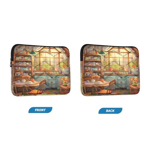 Funda para portátil con diseño Cartoon House 13-14 pulg impermeable miniatura 2