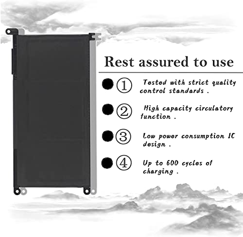 WISTAR WDXOR Laptop Battery for Dell Inspiron 13 5378 5368 5379 7368 7378/14 5468 7472 7460/15 3585 5565 5567 5570 5578 7573 7580 7569 7570 17 5765... - Image 3