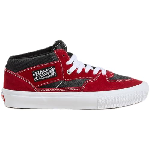 Half Cab Pro Zapatillas deportivas de skate Moda V4ns Original Unisex Adulto Limited Edition 2025, Negro y rojo., 44.5 EU