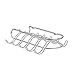 Spectrum Diversified Decorative Kitchen Mounted Under Cabinet or or Over The Shelf Rack Holder for Hanging Coffee Mugs and Tea Cups, 10 x 8.5 x 3 inches, Chrome