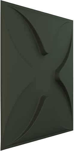 Miniatura 2 de Ekena Millwork 19 58 pulgadas de ancho x 19 58 pulgadas de alto, Austin EnduraWall decorativo 3D, Satin Hunt Club Verde (cubre 2.67 pies cuadrados).