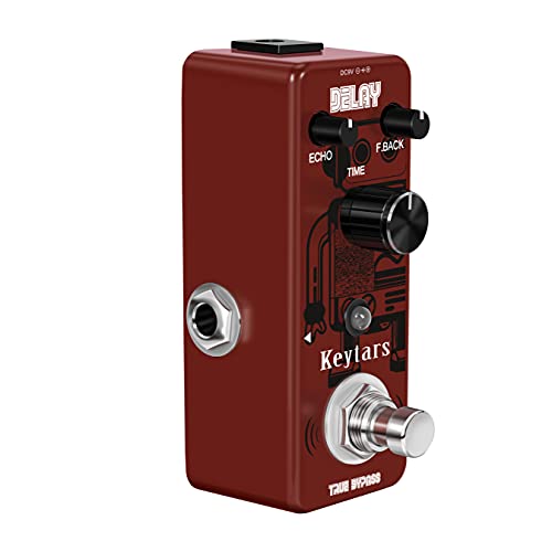 Keytars Guitar Delay Pedal Analog Classicl Delay Effect With True Bypass Switching, Fully Analog Circuit Universal For Electric Guitar And Bass #TOP1