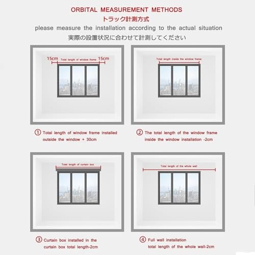 Generisch Diese ultradünnen, verstellbaren 4,1 m Langen Gardinenstangen aus Aluminiumlegierung im eleganten schwarzen Design sind die perfekte Lösung für Moderne Fensterdekorationen.