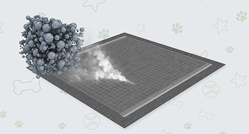 Image of COCOYO Dog Training Pads丨Carbon Absorb Eliminating Urine Odor Puppy Pads丨Premium Charcoal Dog Pee Pads (100 Count, 17.5x23.5 inch)