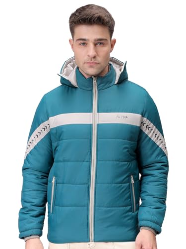Image of The Indian Garage Co Men Slim Fit Mix & Match Puffer Jackets