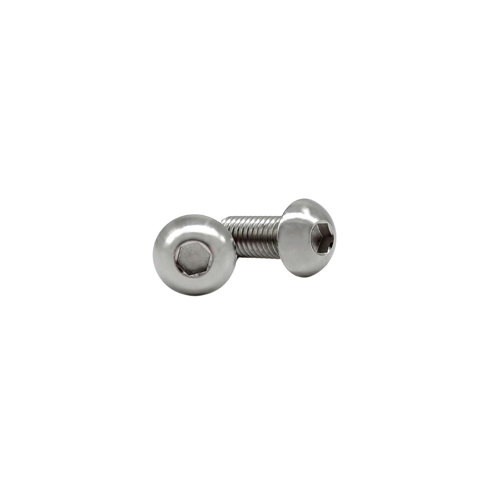 RISON-Titanium 5 stuks titanium verzonken kopschroeven, M5 x 0,8 x 10 mm, inbusschroeven met platte kop, titaniumlegering GR5, schroef met binnenzeskant voor motorfiets, fiets