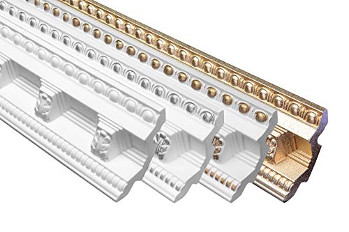 2 Meter colour barra de techo perfil interior de poliestireno NMC 70 x 71 mm, B-23