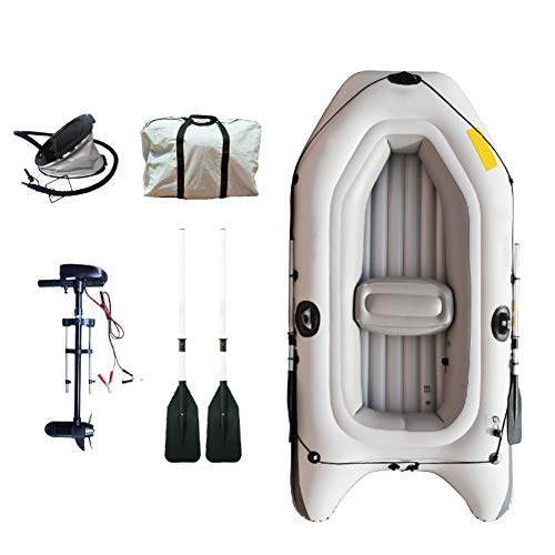 Bewinch Kayak Hinchable 2+1 Asientos,Bote Piragua Hinchable El Bote Inflable De Pesca Engrosada con Bomba De Pie Y Pala De Aleación De Aluminio Pesa 185 Kg.