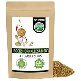 Alpi Nature Bockshornkleesamen ganz 125g, Bockshornklee ganz, Bockshornklee Gewürz, Fenugreek