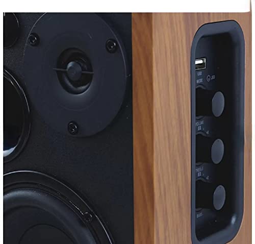 Caixa Acústica De Som Ativa Monitor Bluetooth 100W RCA TOMATE Para Estúdio Musical Televisão Computa