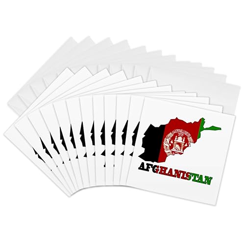 Cartes de vœux drapeau Afghanistan pour partager vos souvenirs culturels et messages de fête