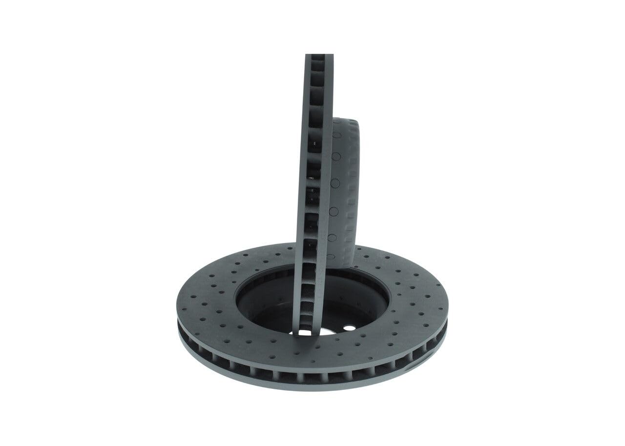 2x BOSCH Disco de freno Delantero Ø318mm Altura: 62,5mm Espesor: 30mm Corona de Agujeros - Ø: 112mm perforado disco de freno de dos piezas ventilado 0 986 479 H37 Compatible con MERCEDES-BENZ