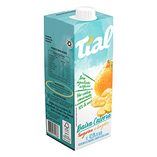 Nectar Tangerina com Gengibre Baixa Caloria Tial, 1000 ml