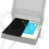 Ecomobi Mobility Scooter Dual Sided Cushion, Cool on one Side and Warm on The Other, Portable and Easy to Install - Compatible with All Models of Mobility Scooters