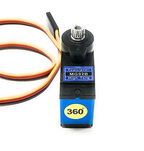 Image of Tower Pro MG92B Robot Micro Servo 360 Rotation