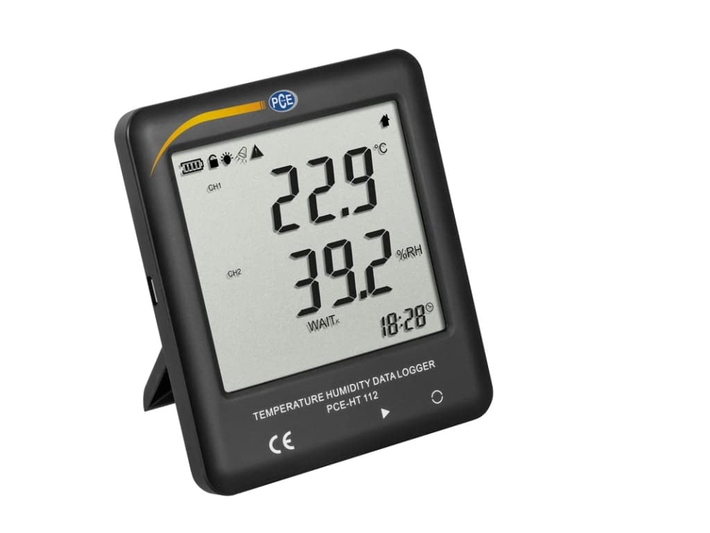 Feuchtigkeitsmessgerät PCE-HT 112 für Temperatur und Feuchte LCD 25920 Messwertspeicher