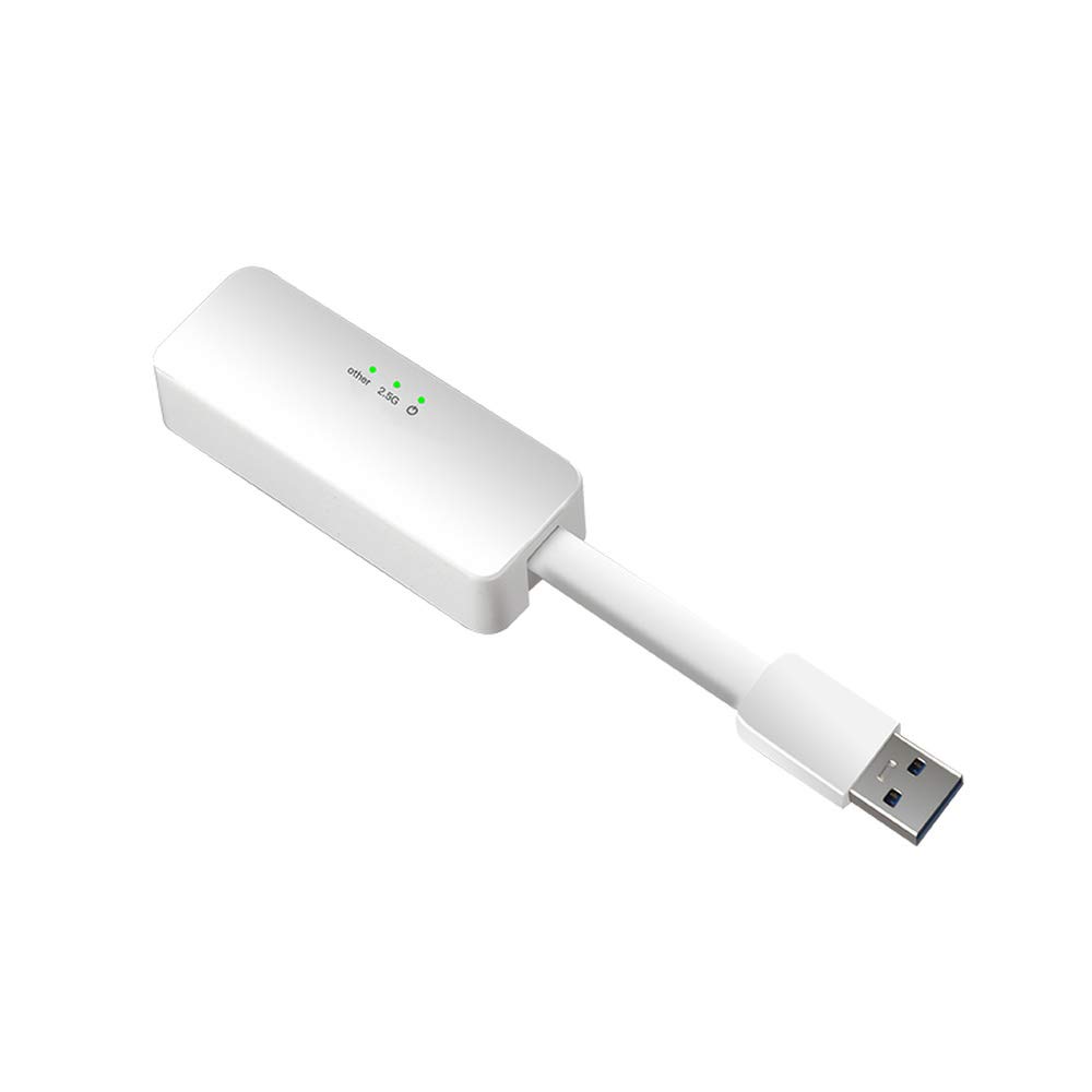Carte réseau 2500 Mbps 2,5 G USB 3.0 vers RJ45 Ethernet carte réseau LAN filaire pour Mac OS Realtek rtl8156b