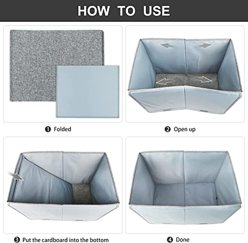 Gifort Grandi Scatole di Stoccaggio Pieghevoli con...