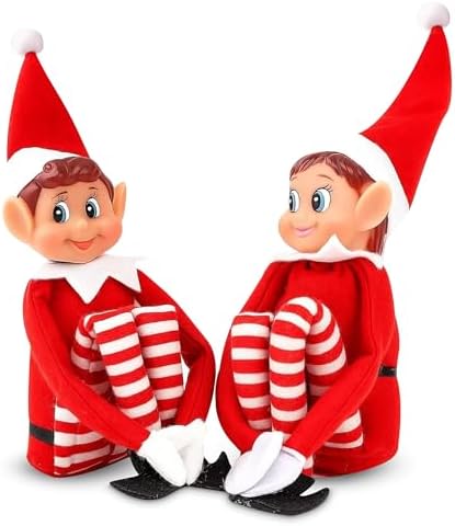 Pareja de elfos traviesos