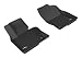3D MAXpider L1MZ05811509 Black Weather Floor Mat for Select Mazda Cx-5 Models Front Row