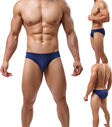 Lsamdir Mens Modal Briefs Microfiber Ultra Soft Bikini Underwear Pack Of 6,Medium #TOP4