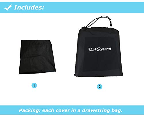 MaWGcowerd Treadmill Cover, Folding Treadmill Cover, Dustproof and Waterproof Cover, Oxford Cloth Waterproof Sunscreen Cover(Black)