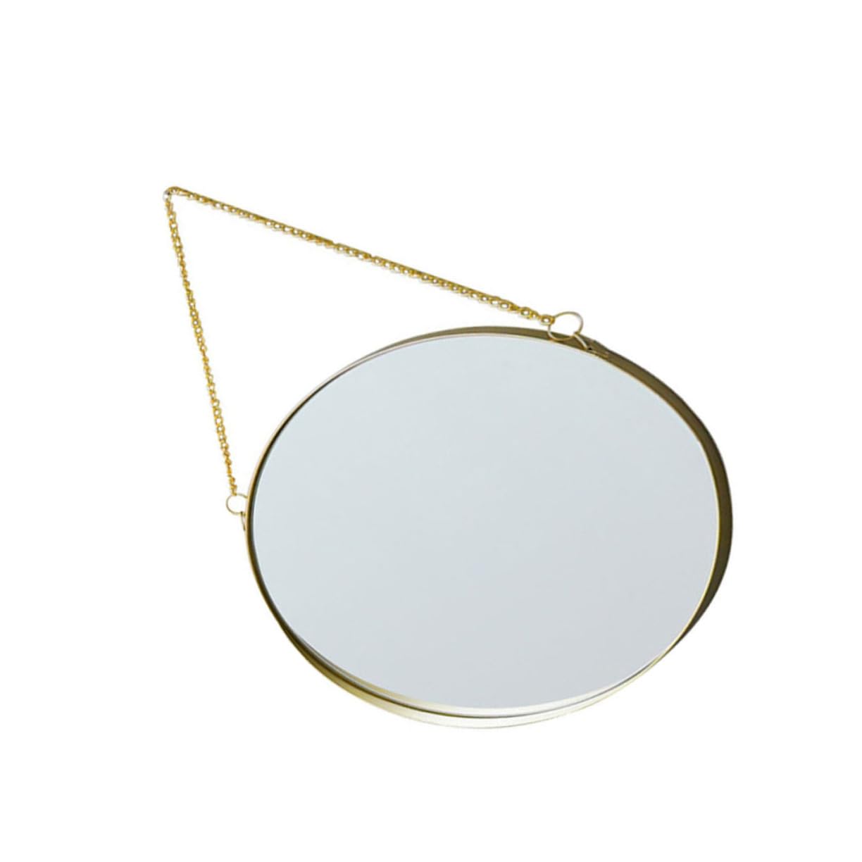 Miroir suspendu de salle de bain et miroir métallique suspendu mural