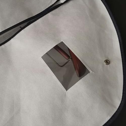 2 PCS Suit Bags, Suit Carriers For Men For Travel, Zipper Garment Bags, Suit Cover With Handles And Gusset Dustproof Breathable Clothes Bags For Travel Or Home(Size:138×65cm)4