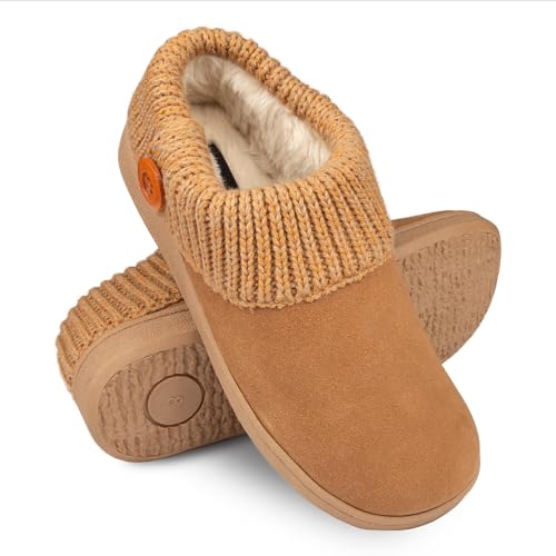 Image of Clarks Women's Knit Scuff Slipper