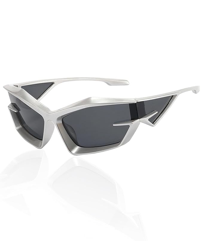 Image of Dervin UV Protected Non-Polarized Sports Sunglasses for Men & Women Driving Cycling Fishing Cricket Sunglasses