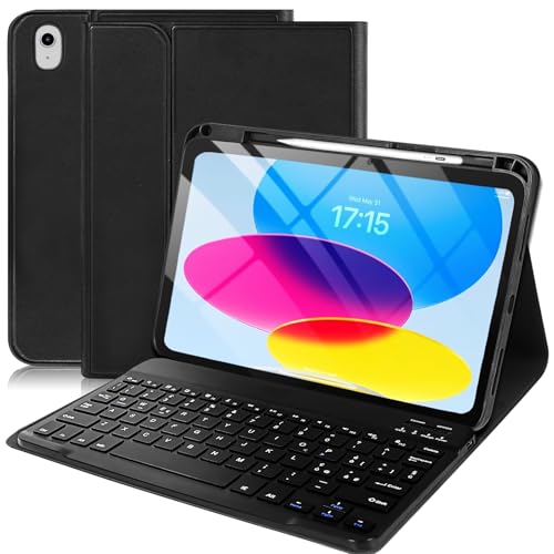 TENGWUDZ iPad 10 Generazione Tastiera Custodia 10.9“2022, Italiano QWERTY Rimovibile Bluetooth Tastiera per iPad 10 Generazione / (A16) 11 Generation (11 /10.9 pollici, 2025/2022)