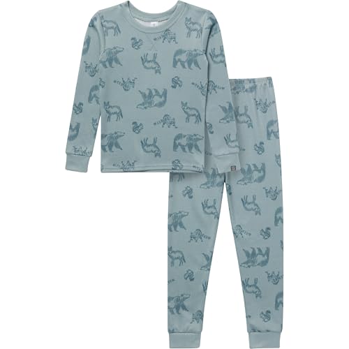 Image of Modern Moments by Gerber Baby Hacci Snug Fit 2 Piece Pajama Set