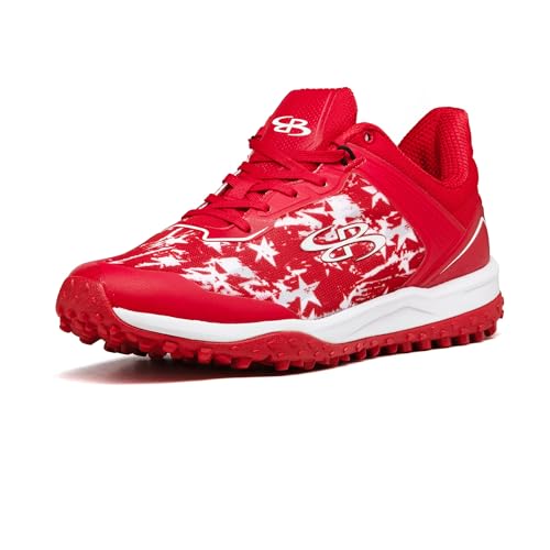 Boombah Viper Men's USA Shooting Stars Turf Shoes - Multiple Color Options - Multiple Sizes