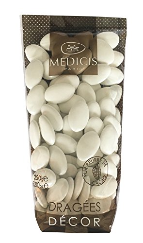 Medicis French Chocolate Dragees White 80pc 250g (8.8oz)
