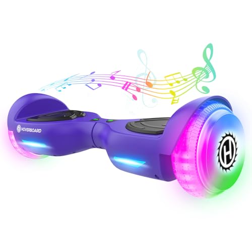 Trinity Max Hoverboard for Kids Ages 6-12, 6.5' LED Wheels & Music Speaker,...