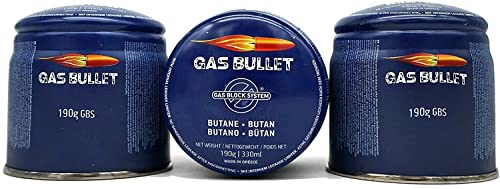 Gas Bullet Gaskartusche 190g als Typ Stechkartusche Outdoor und Camping Cover