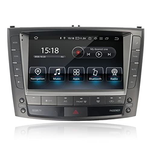 MOOKAKA Android Autoradio 2 din GPS Navigation Kopfeinheit für Lexus IS250